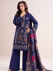 Laira by Cinq Embroidered Luxurious Peach Unstitched 3Pc Suit CL-01