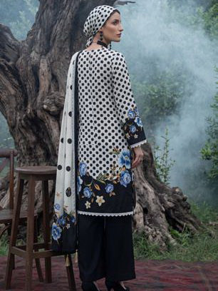 Al Zohaib Colors Printed Linen Unstitched 3Pc Suit D-07