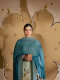 Nureh Mukeshkari Embroidered Mukesh Chiffon Unstitched 3Pc Suit MK-13