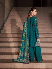 NUREH Maya Embroidered Linen Unstitched 3Pc Suit NW-126