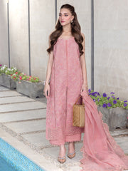 Rang Rasiya Carnation Embroidered Lawn Unstitched 3Pc Suit D-10 MILA