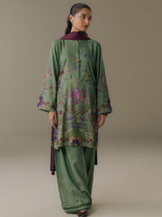 Coco by Zara Shahjahan Prints Vol-05 Unstitched Linen 3Pc Suit D-08B Morning Echo
