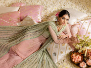 Nureh Mukeshkari Embroidered Chiffon Unstitched 3Pc Suit MK-07