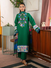 RajBari Parisa Premium Embroidered Lawn Unstitched 3Pc Suit D-10