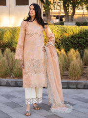Rang Rasiya Carnation Embroidered Lawn Unstitched 3Pc Suit D-04 ZINNIA