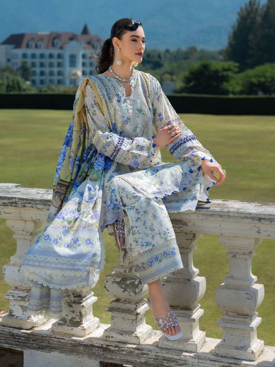 Elaf Prints Unstitched Printed Lawn 3Pc Suit EPE-07B ELIZABETH