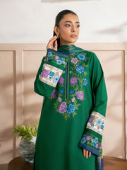 RajBari Parisa Premium Embroidered Lawn Unstitched 3Pc Suit D-10
