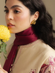 Coco by Zara Shahjahan Winter Unstitched Khaddar 3Pc Suit D-10A SNOWDROP