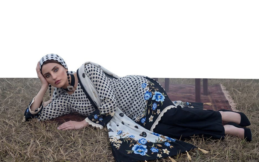 Al Zohaib Colors Printed Linen Unstitched 3Pc Suit D-07