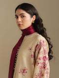 Coco by Zara Shahjahan Winter Unstitched Khaddar 3Pc Suit D-10A SNOWDROP