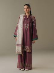 Coco by Zara Shahjahan Prints Vol-05 Unstitched Linen 3Pc Suit D-01A Amber Days