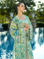 Elaf Prints Unstitched Printed Lawn 3Pc Suit EPE-01B EMERALD ISLE