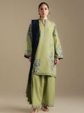 Coco by Zara Shahjahan Winter Unstitched Khaddar 3Pc Suit D-10B SNOWDROP