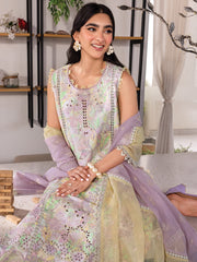 Rang Rasiya Carnation Embroidered Lawn Unstitched 3Pc Suit D-04 LARA
