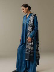 Coco by Zara Shahjahan Prints Vol-05 Unstitched Linen 3Pc Suit D-09B Terracotta Sky
