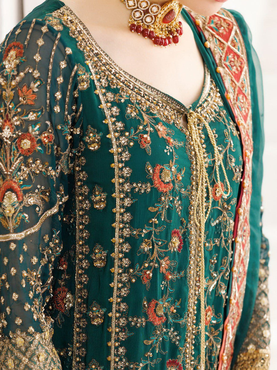 Charizma Dastan-e-Jashan Luxury Chiffon Unstitched 3Pc Suit DJ5-01