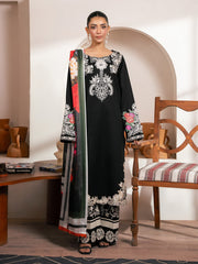 RajBari Parisa Premium Embroidered Lawn Unstitched 3Pc Suit D-08