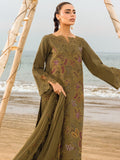 Rang Rasiya Carnation Embroidered Lawn Unstitched 3Pc Suit D-15 LEAH