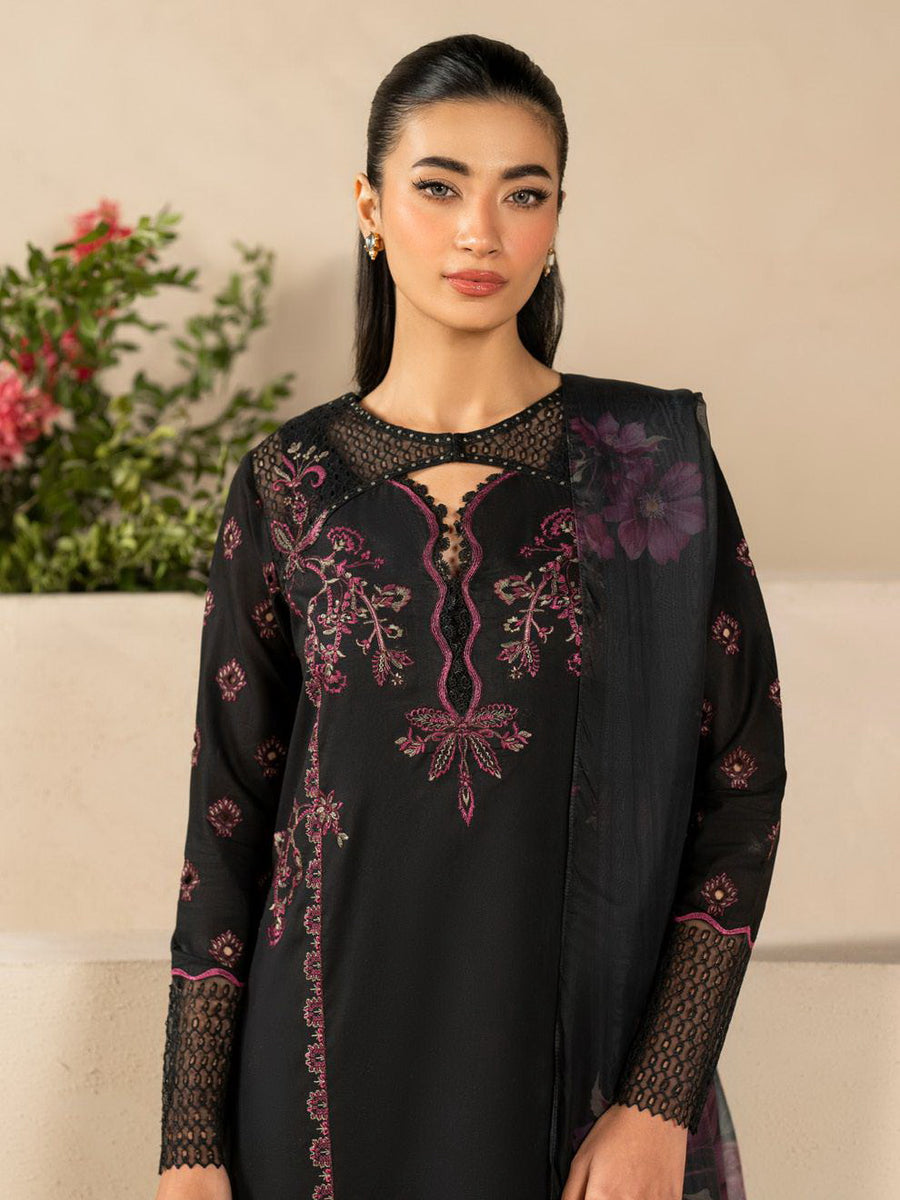 Iznik Eid Festive Embroidered Luxury Lawn Unstitched 3Pc Suit EFL-03
