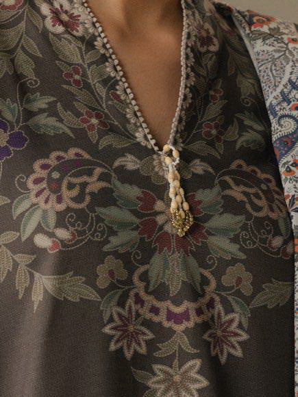 Coco by Zara Shahjahan Prints Vol-05 Unstitched Linen 3Pc Suit D-10A Autumn Line