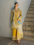 Elaf Premium Signature Embroidered Lawn Unstitched 3Pc Suit EST-03B SUNGLOW