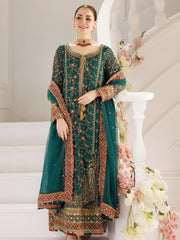Charizma Dastan-e-Jashan Luxury Chiffon Unstitched 3Pc Suit DJ5-01