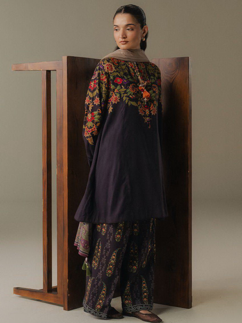 Coco by Zara Shahjahan Prints Vol-05 Unstitched Linen 3Pc Suit D-10B Autumn Line