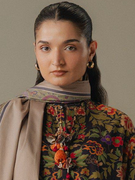 Coco by Zara Shahjahan Prints Vol-05 Unstitched Linen 3Pc Suit D-10B Autumn Line