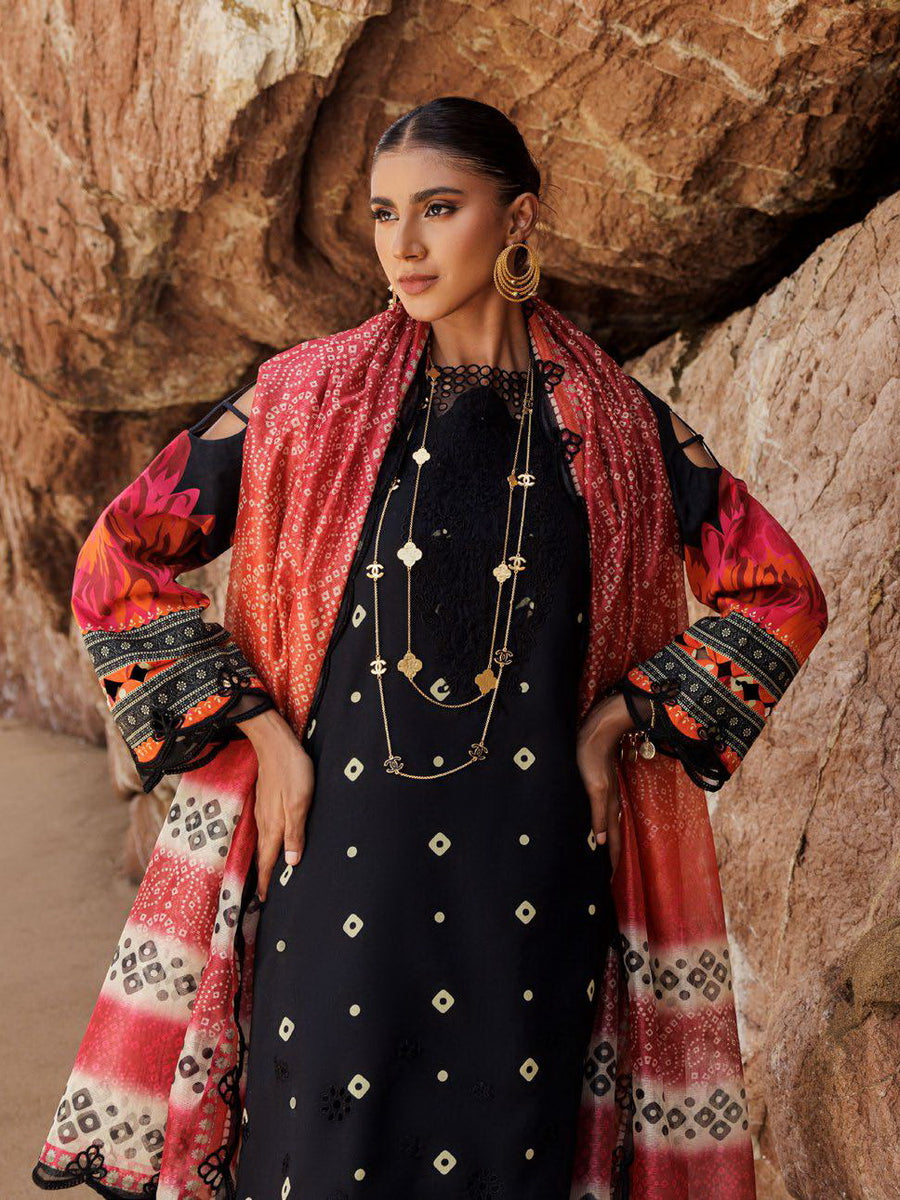 Charizma Sheen Embroidered Lawn Unstitched 3Pc Suit SH5-02