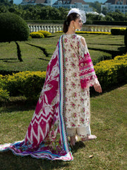 Elaf Prints Unstitched Printed Lawn 3Pc Suit EPE-05A QUEEN GARNET
