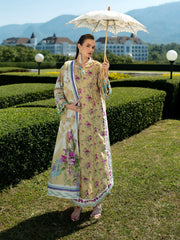 Elaf Prints Unstitched Printed Lawn 3Pc Suit EPE-05B ZEN FLORA