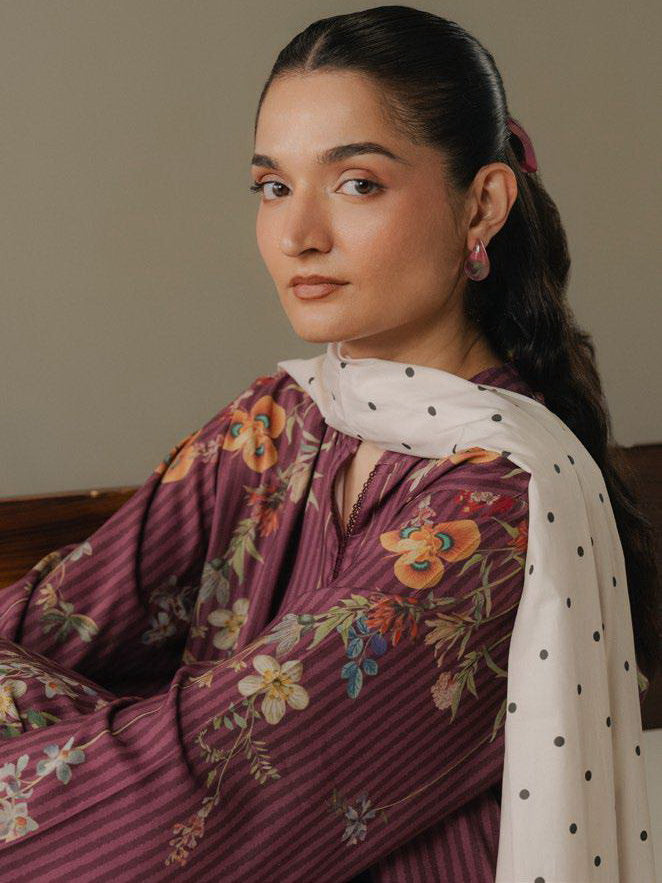 Coco by Zara Shahjahan Prints Vol-05 Unstitched Linen 3Pc Suit D-01A Amber Days