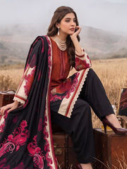 Al Zohaib Colors Printed Linen Unstitched 3Pc Suit D-01