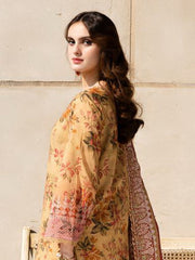 Riaz Arts Aafreen Embroidered Lawn Unstitched 3Pc Suit AF-163