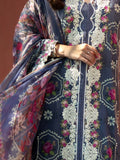 Elaf Premium Signature Embroidered Lawn Unstitched 3Pc Suit EST-04A SYLVIE