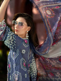 Elaf Premium Signature Embroidered Lawn Unstitched 3Pc Suit EST-04A SYLVIE