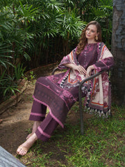AL Zohaib Colors Digital Printed Khaddar Unstitched 3Pc Suit CK-01