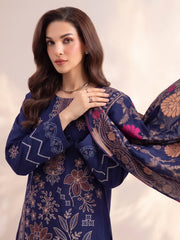 Laira by Cinq Embroidered Luxurious Peach Unstitched 3Pc Suit CL-01