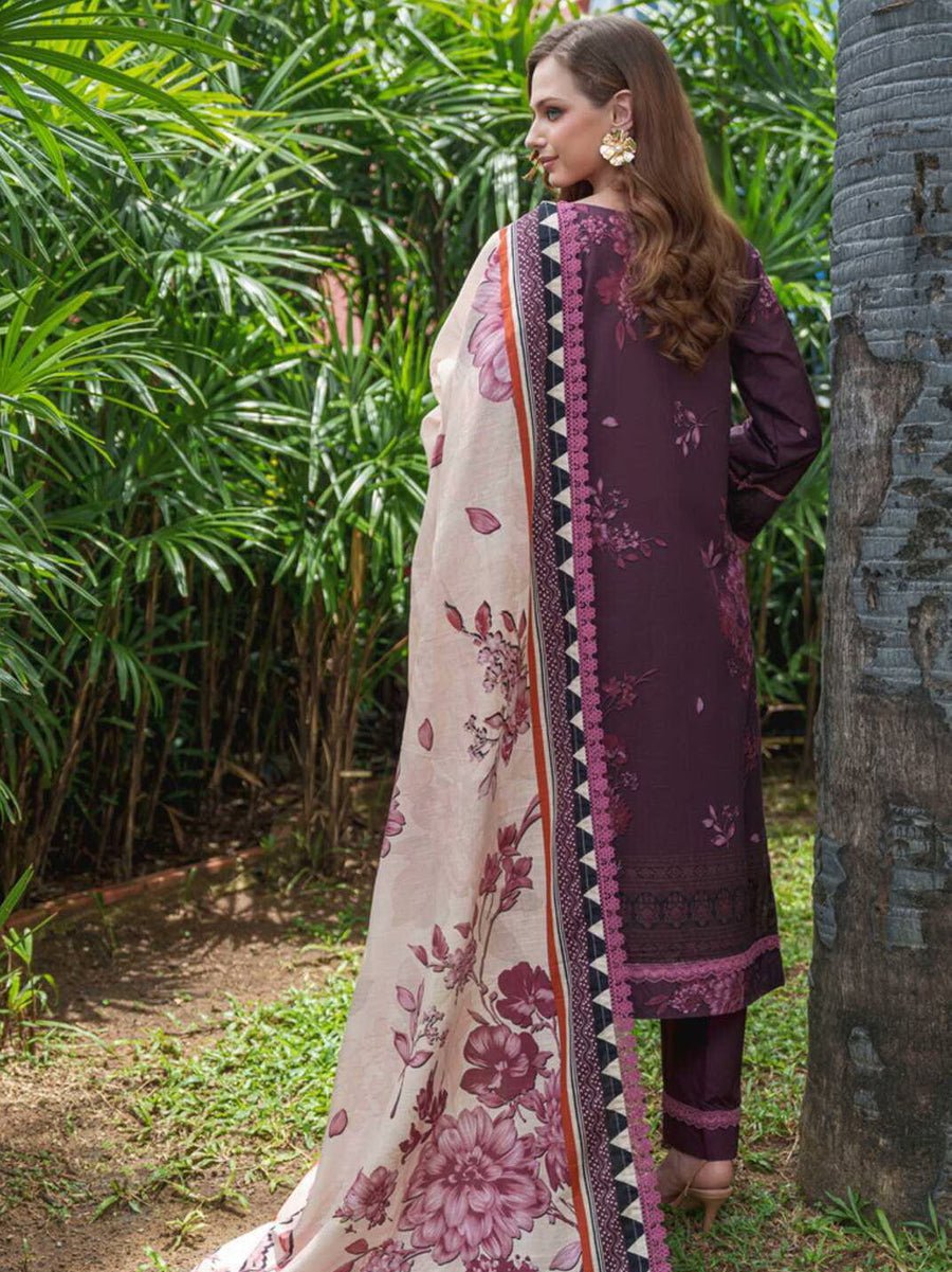 AL Zohaib Colors Digital Printed Khaddar Unstitched 3Pc Suit CK-01