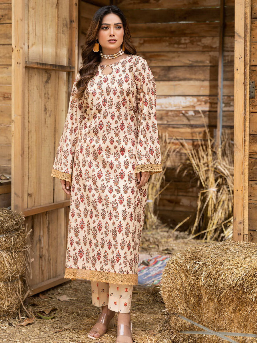 Motifz Classics Digital Printed Lawn Unstitched 2Pc Suit D-01