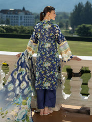 Elaf Prints Unstitched Printed Lawn 3Pc Suit EPE-06B OCEAN'S EMBRACE