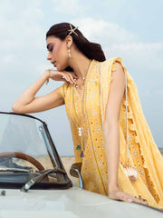 NUREH Khuwab Embroidered Swiss Lawn Unstitched 3 Piece Suit NE-144