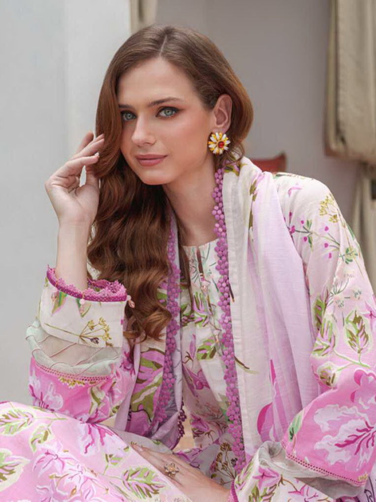 AL Zohaib Colors Digital Printed Khaddar Unstitched 3Pc Suit CK-02
