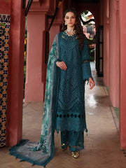 NUREH Bazar Embroidered Chikankari Lawn Unstitched 3Pc Suit NE-107