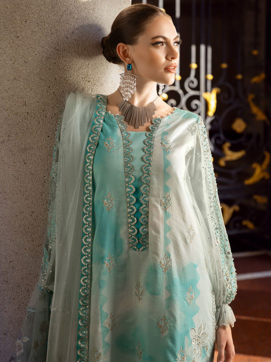 Charizma Festive Unstitched Exclusive Handwork 3Pc Suit ED5-03