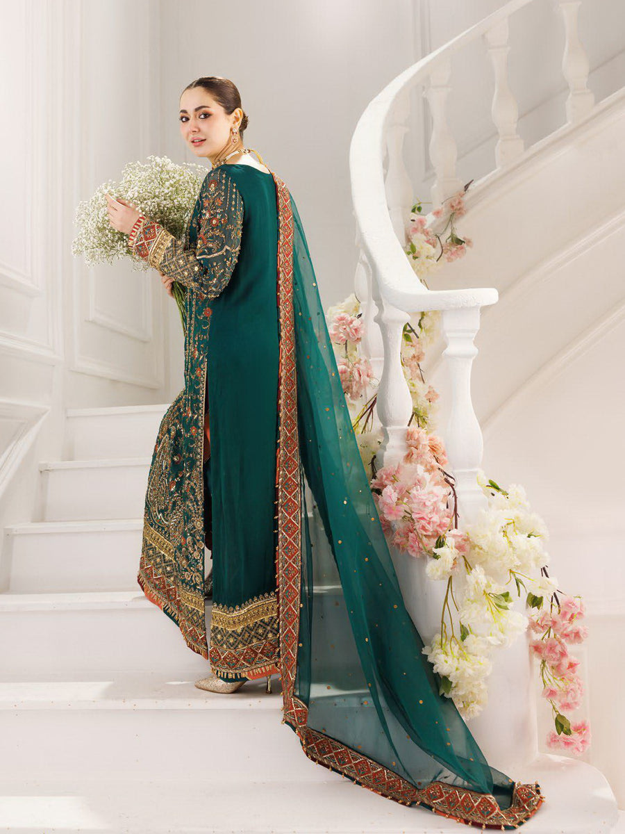 Charizma Dastan-e-Jashan Luxury Chiffon Unstitched 3Pc Suit DJ5-01