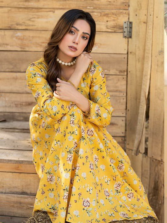 Motifz Classics Digital Printed Lawn Unstitched 2Pc Suit D-04