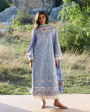Suffuse by Sana Yasir Eid Lawn Unstitched Embroidered 3Pc Suit - ELANI