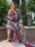 AL Zohaib Colors Digital Printed Khaddar Unstitched 3Pc Suit CK-03