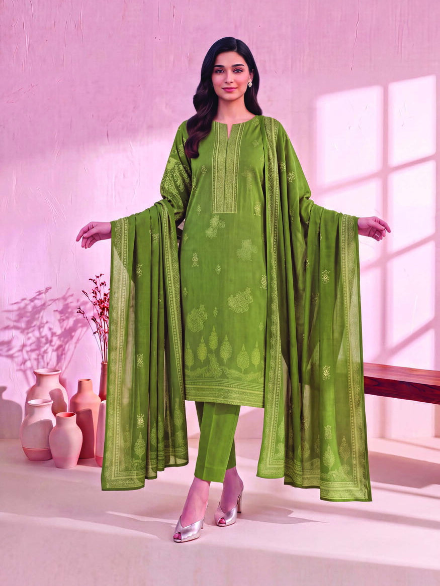 Zeenia Marina Vol-02 Digital Printed Linen Unstitched 3Pc Suit DS-03